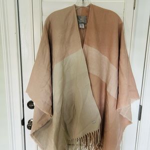 Blush sweater poncho